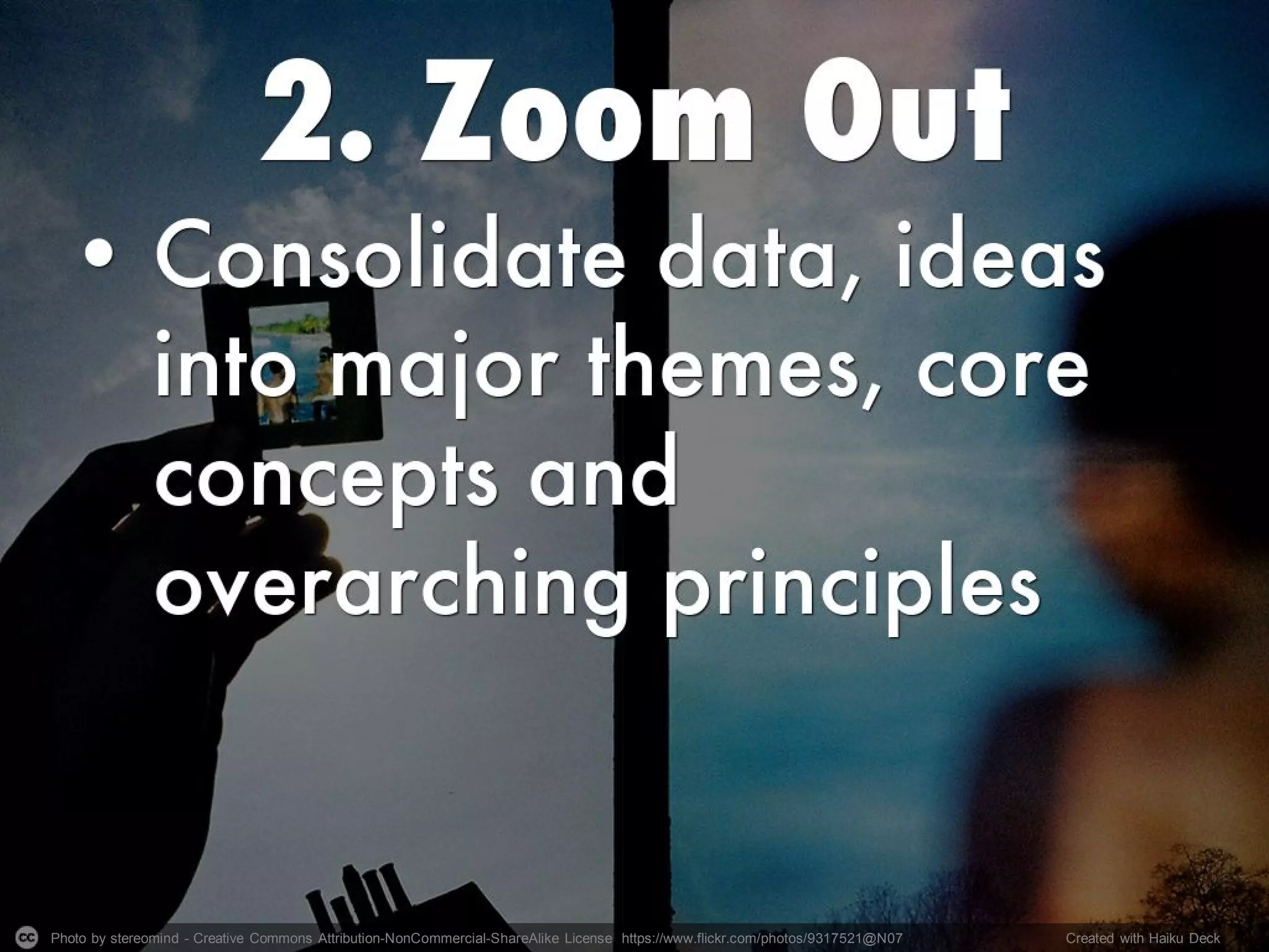 Photo by stereomind - Creative Commons Attribution-NonCommercial-ShareAlike License https://www.flickr.com/photos/9317521@N07 Created with Haiku Deck
 