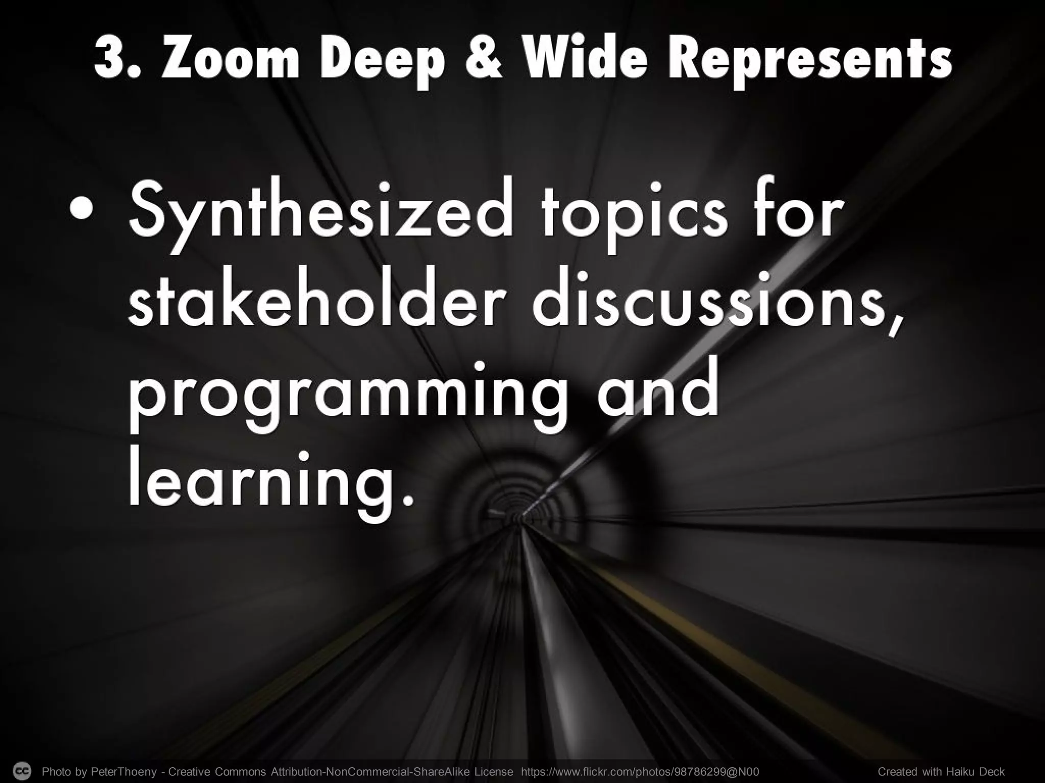 Photo by PeterThoeny - Creative Commons Attribution-NonCommercial-ShareAlike License https://www.flickr.com/photos/98786299@N00 Created with Haiku Deck
 