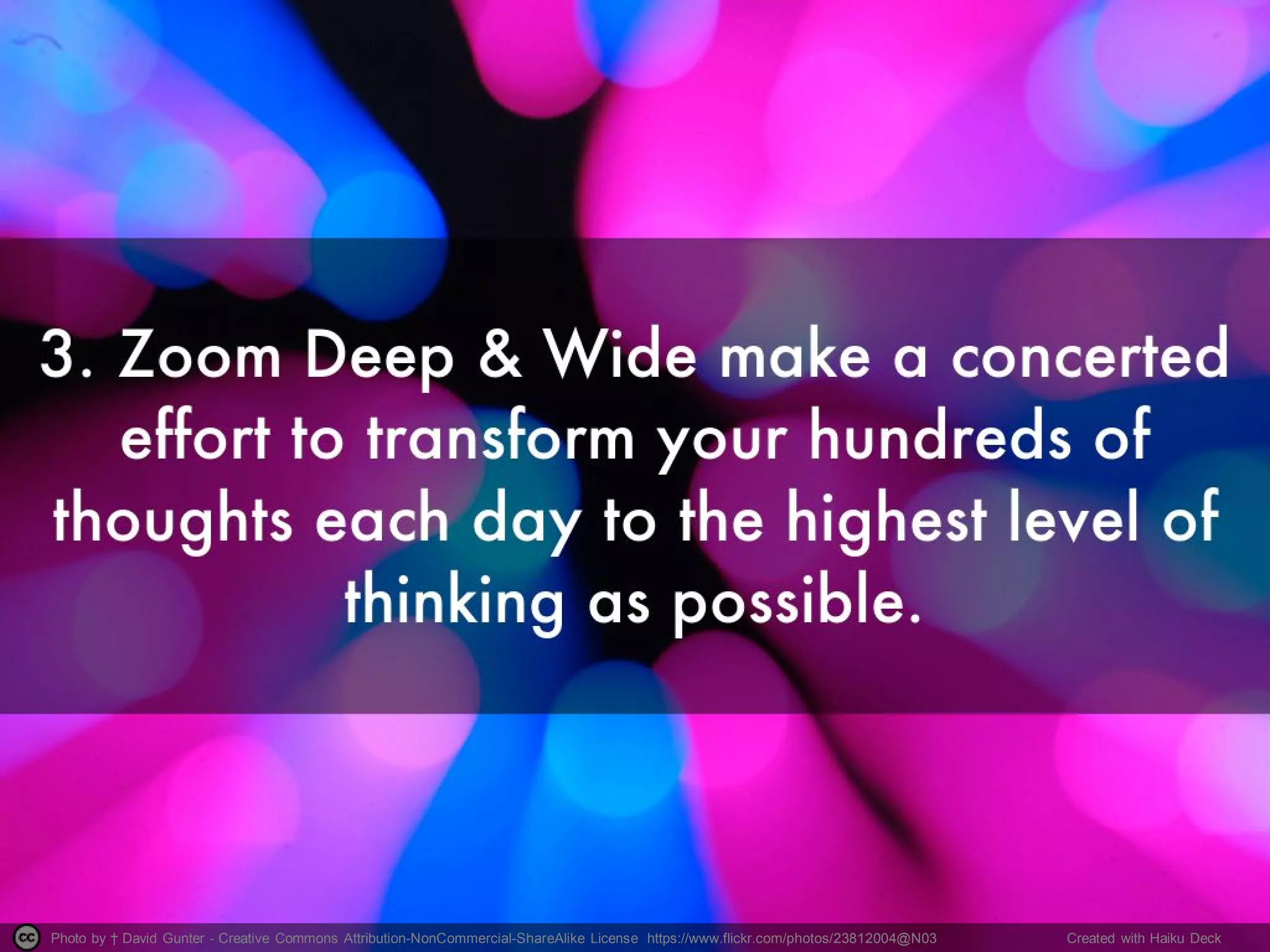 Photo by † David Gunter - Creative Commons Attribution-NonCommercial-ShareAlike License https://www.flickr.com/photos/23812004@N03 Created with Haiku Deck
 