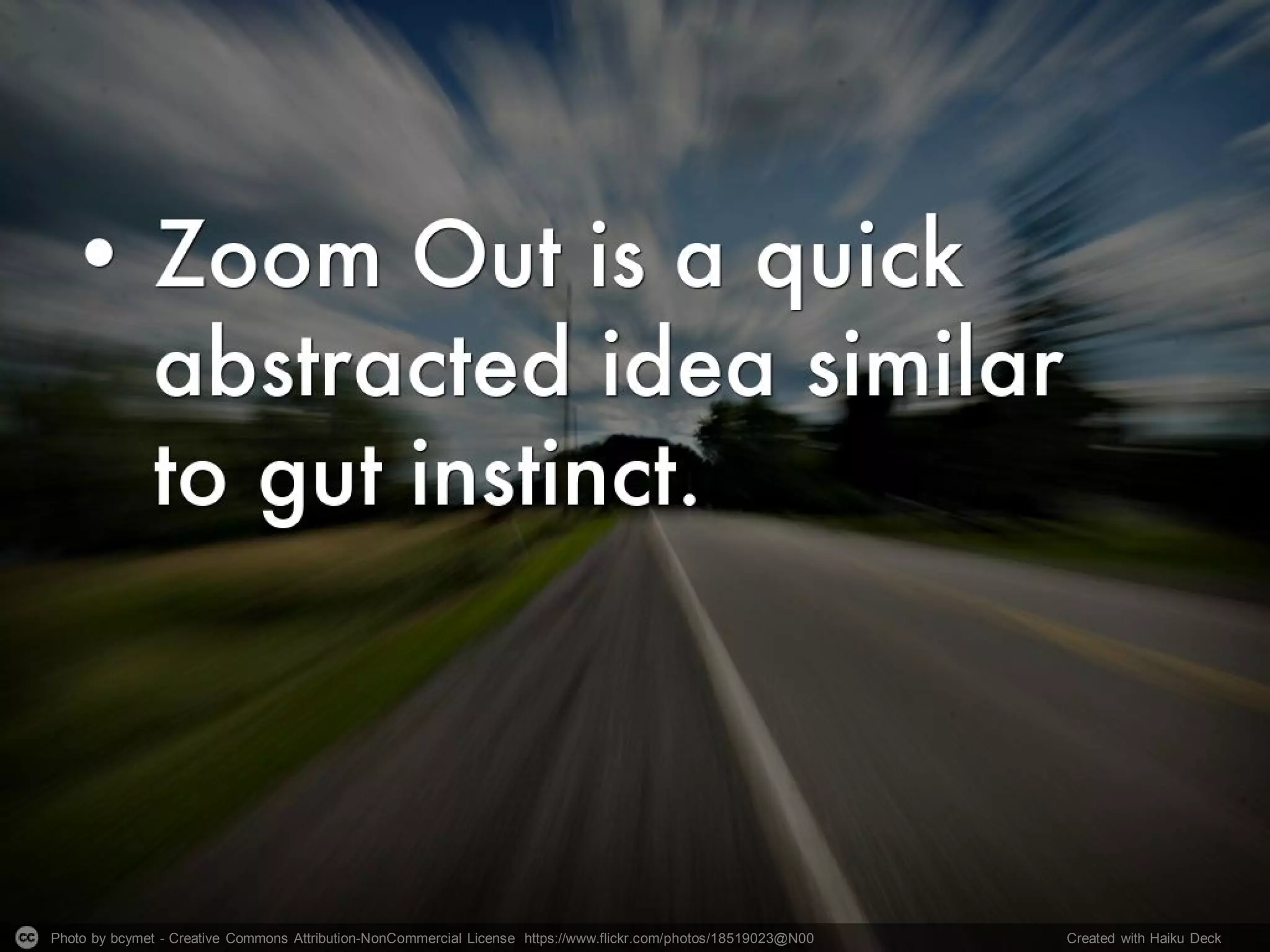 Photo by bcymet - Creative Commons Attribution-NonCommercial License https://www.flickr.com/photos/18519023@N00 Created with Haiku Deck
 