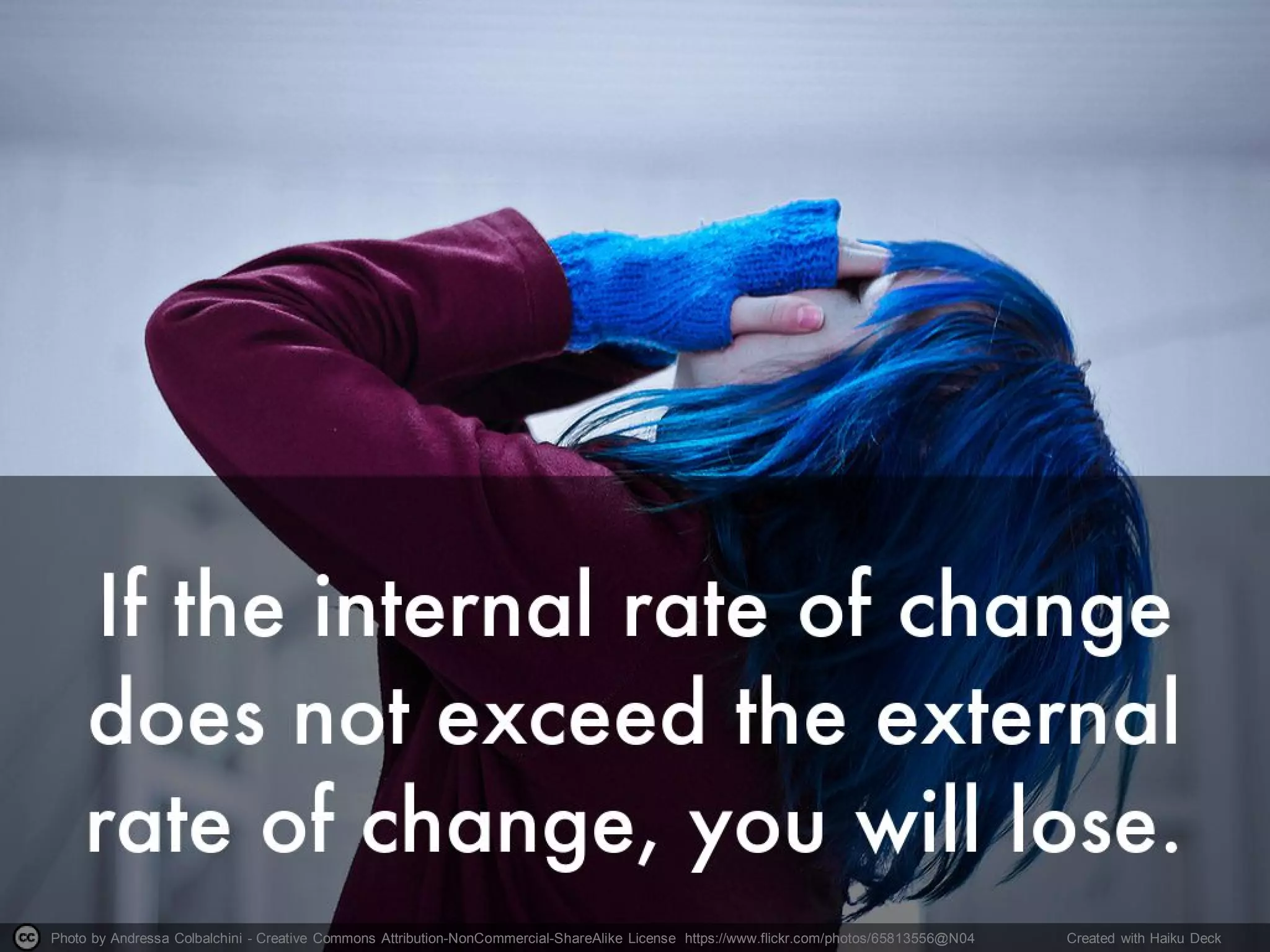 Photo by Andressa Colbalchini - Creative Commons Attribution-NonCommercial-ShareAlike License https://www.flickr.com/photos/65813556@N04 Created with Haiku Deck
 