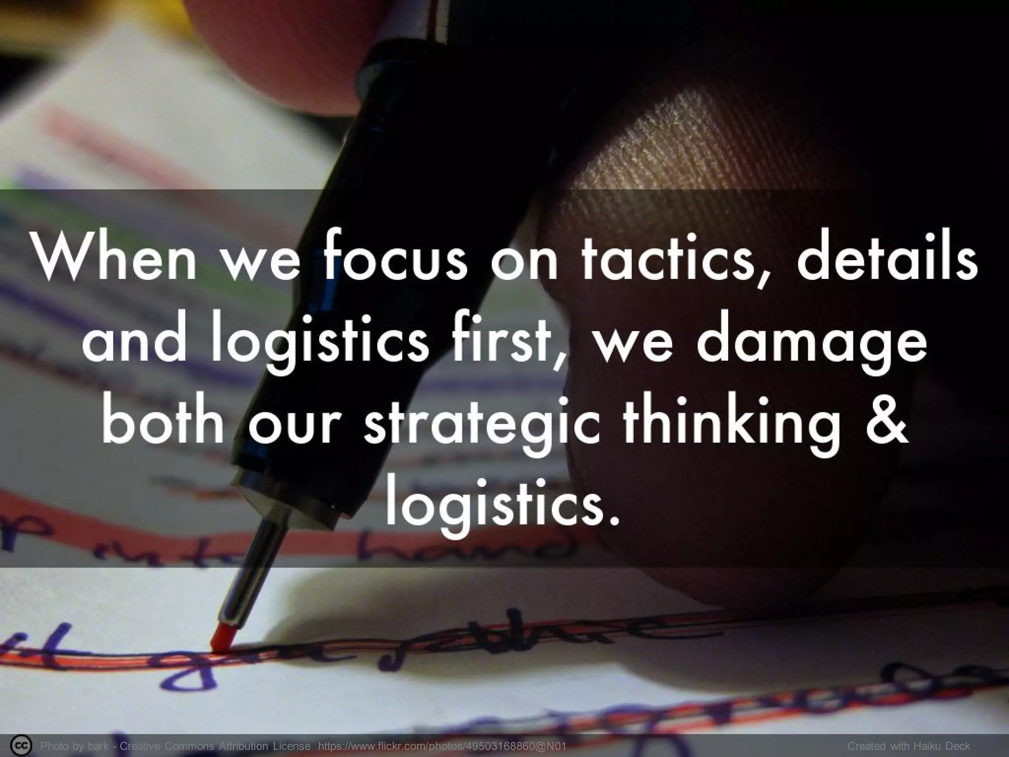 Photo by bark - Creative Commons Attribution License https://www.flickr.com/photos/49503168860@N01 Created with Haiku Deck
 