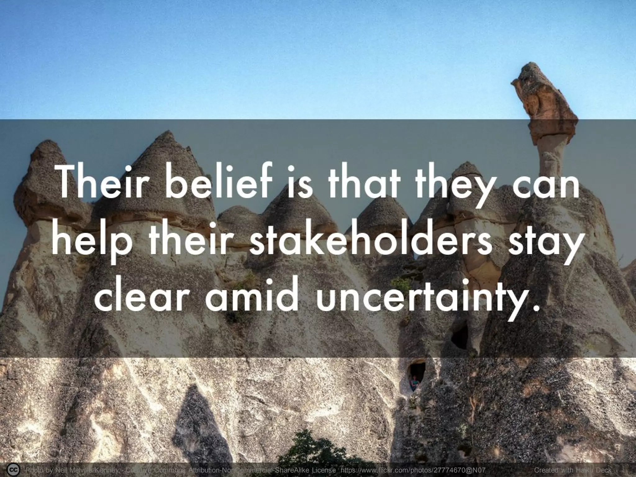 Photo by Neil Melville-Kenney - Creative Commons Attribution-NonCommercial-ShareAlike License https://www.flickr.com/photos/27774670@N07 Created with Haiku Deck
 