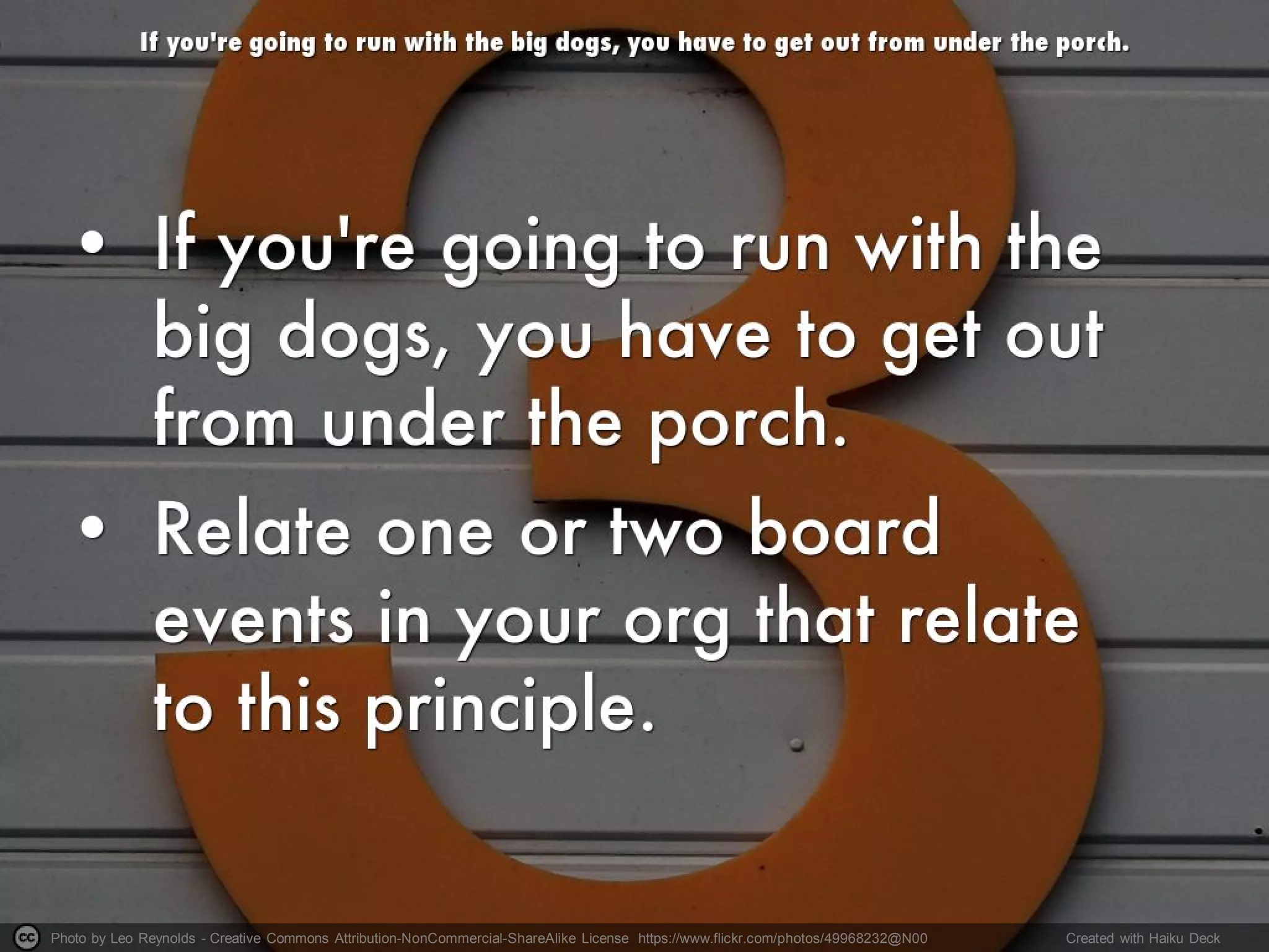 Photo by Leo Reynolds - Creative Commons Attribution-NonCommercial-ShareAlike License https://www.flickr.com/photos/49968232@N00 Created with Haiku Deck
 