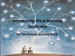 Introducing the e-learning landscape for the lifelong learning sector 