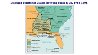 Disputed Territorial Claims Between Spain & US, 1783-1796
 