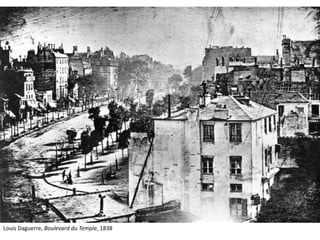Louis Daguerre, Boulevard du Temple, 1838
 