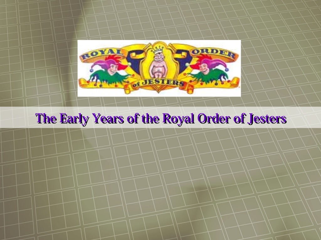 royal order of jesters hazing