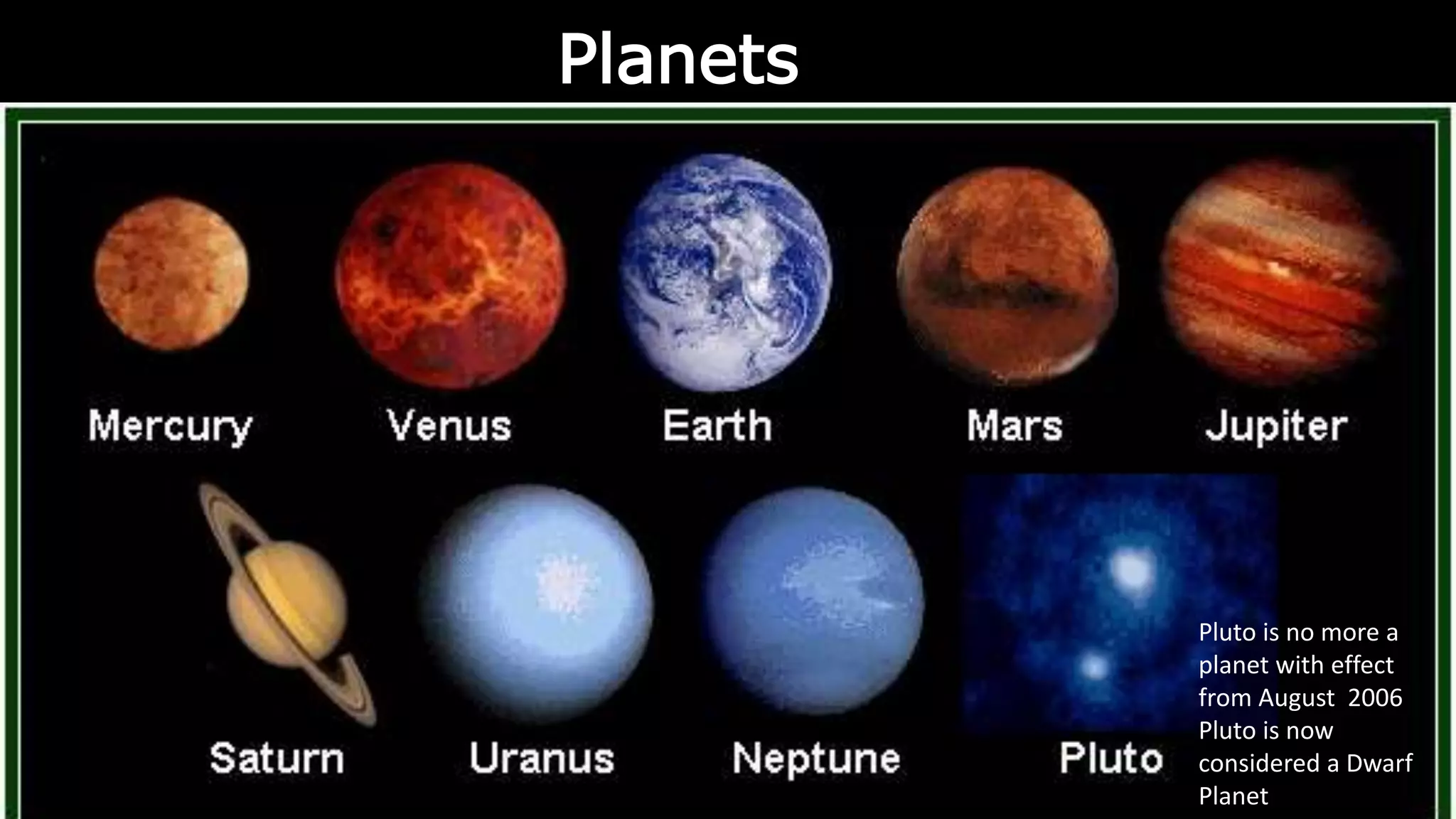 The earth in the solar system | PPTX