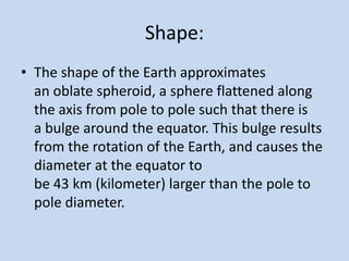 The earth by julian blanco | PPTX | Geology | Science