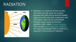 Radiation Medium The earth’s atmosphere and energy transfer | PPTX