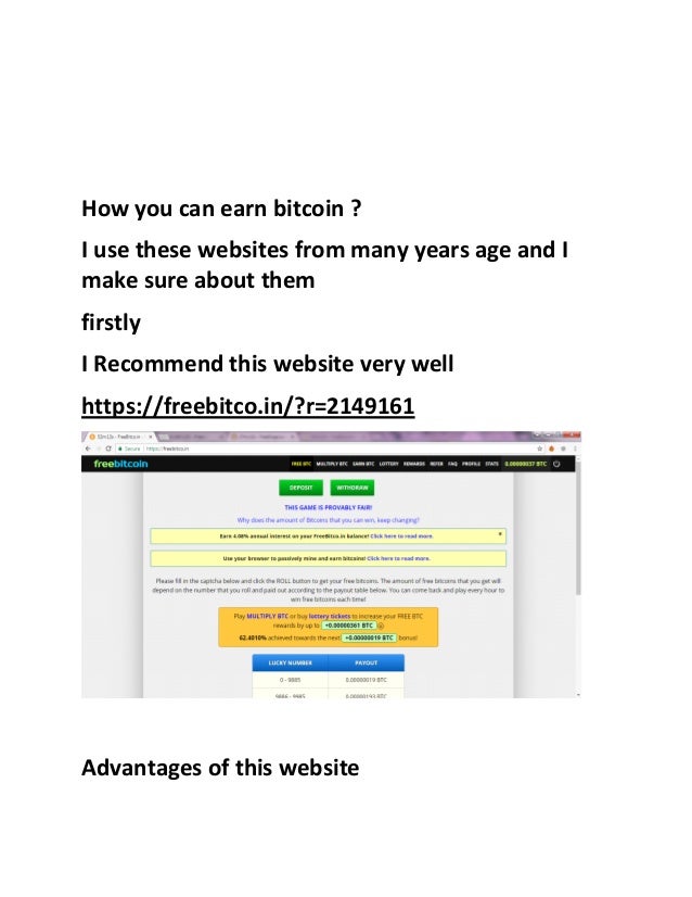 The Easiest Way To Earn Bitcoin - 