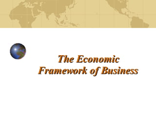 The Economic Framework of Business 