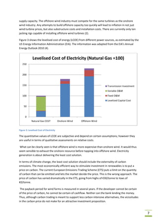 The Economics and Finance of Offshore Wind | PDF