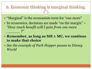The Economic Way of Thinking (AP) | PPTX