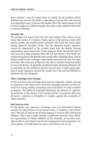 Hershatt Risk The economist guide to the financial markets | PDF