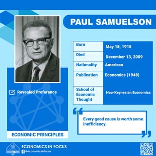 Samuelsonian Economics The Economists of the World | PDF