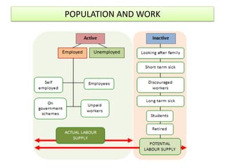 POPULATION AND WORK
 