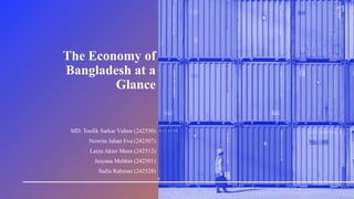 The Economy of Bangladesh at a Glance.pptx
