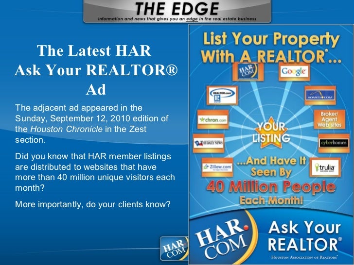 Changes On The Way For HAR.com - Houston Agent Magazine