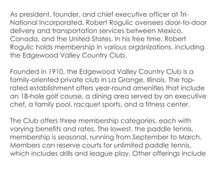 The Edgewood Valley Country Club Membership Categories