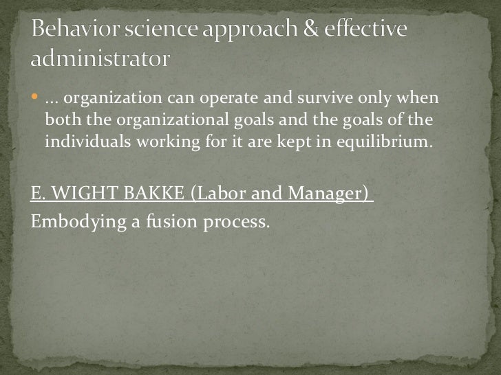 The effective administrator