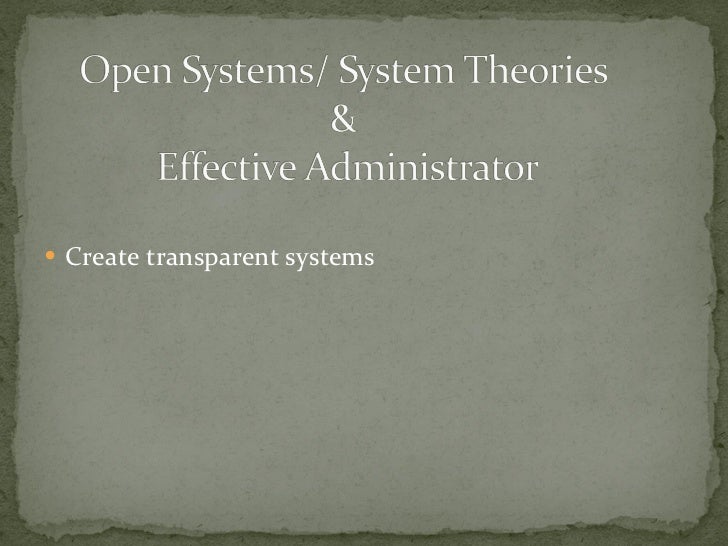 The effective administrator