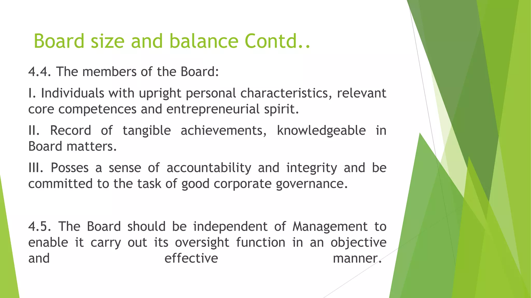 The effective board composition and structure | PPTX