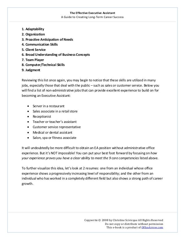 the effective executive assistant e book administrative assistant technical skills