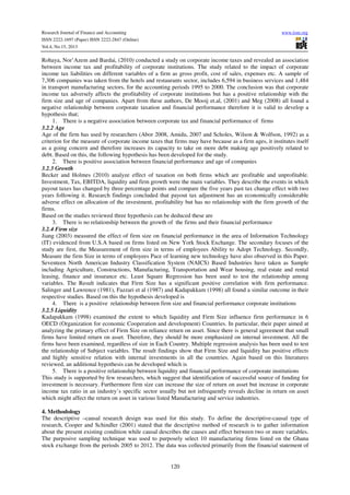 The effect of corporate income tax on financial performance of listed ...