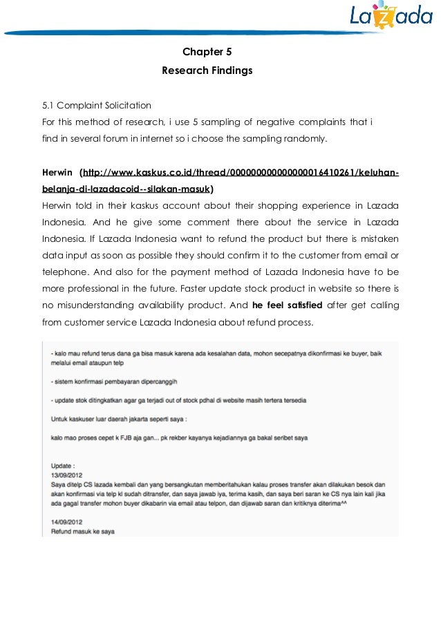 The Effect of Service Recovery in Lazada Indonesia towards
