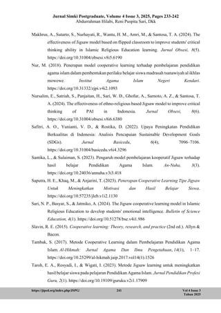 Impact of Jigsaw Cooperative Learning on Elementary Islamic Religious ...