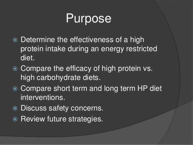 high protein low carb diets long term effects