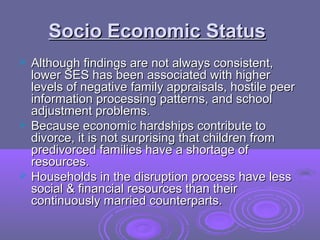 The effects of parental conflict on young children | PPT