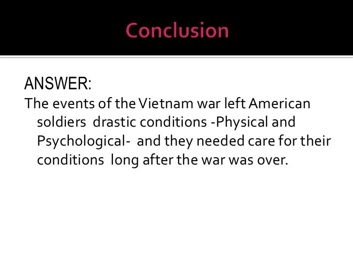 The effects of the vietnam war on american