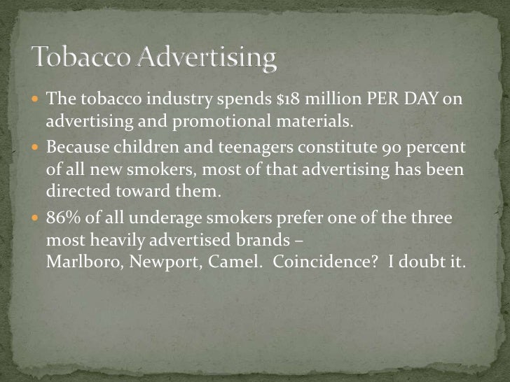 The effects of tobacco on society