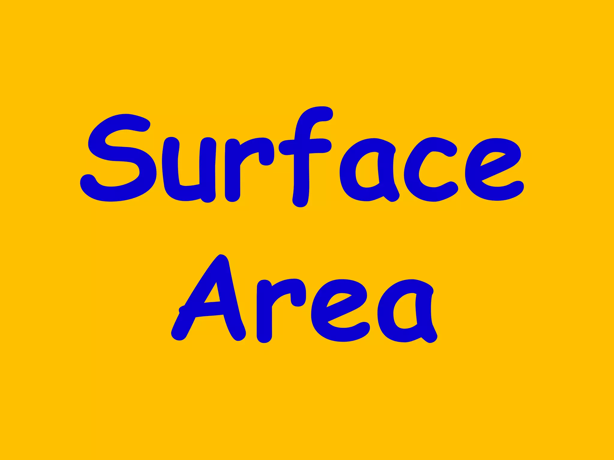 Surface Area