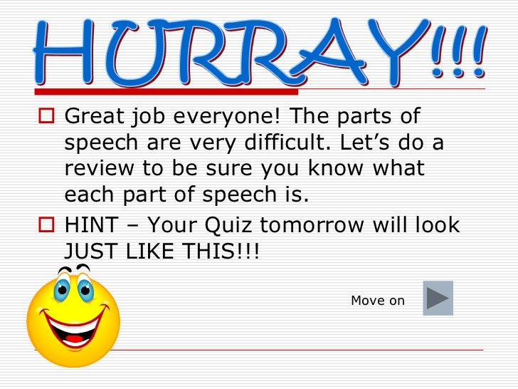 parts of speech powerpoint