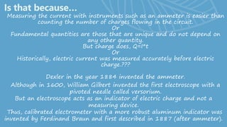 The Electric current- amazing stuff about the topic | PPTX