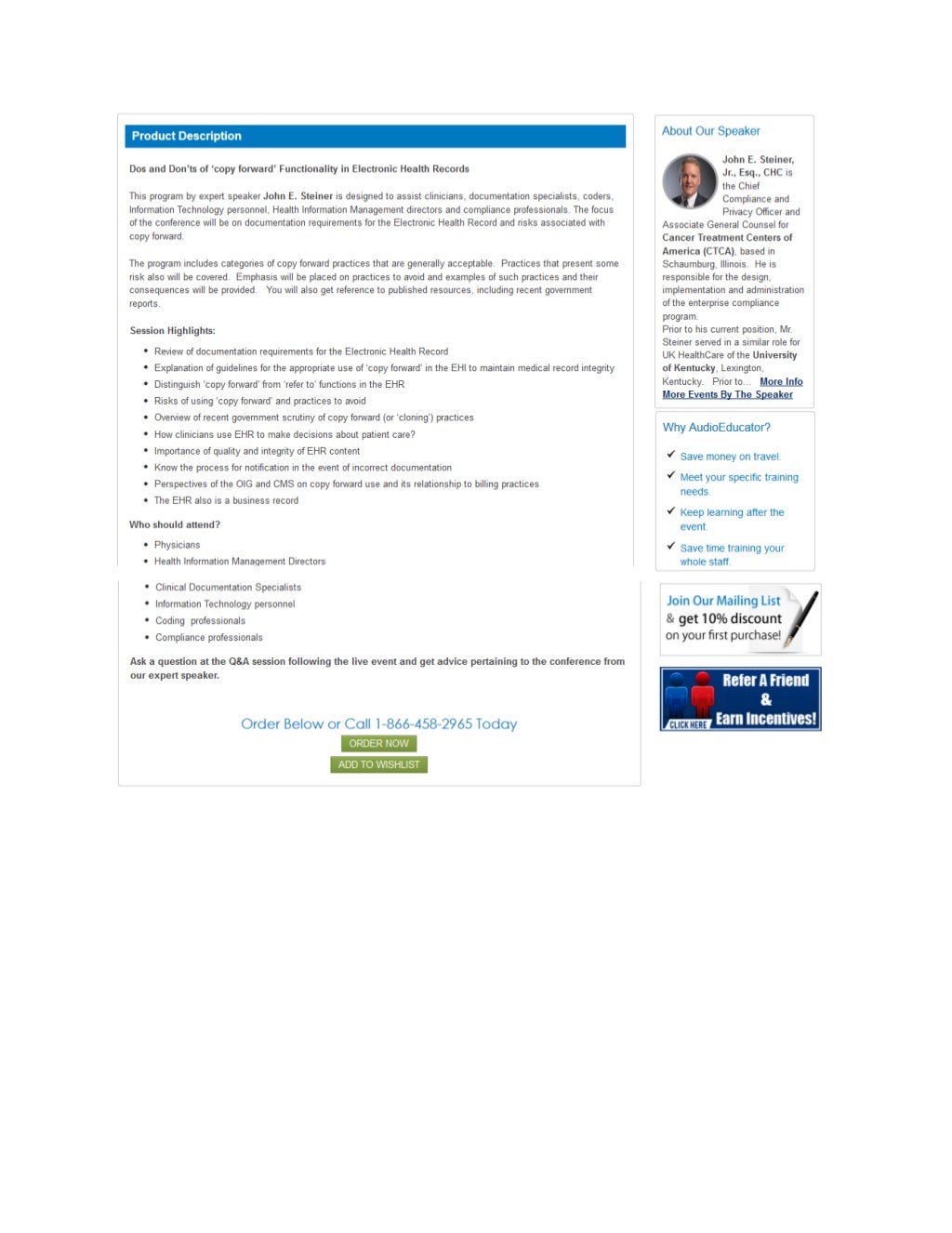 The Electronic Health Record Use Of The copy Forward Function