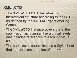 The Electronic Regulatory Submission | PPT