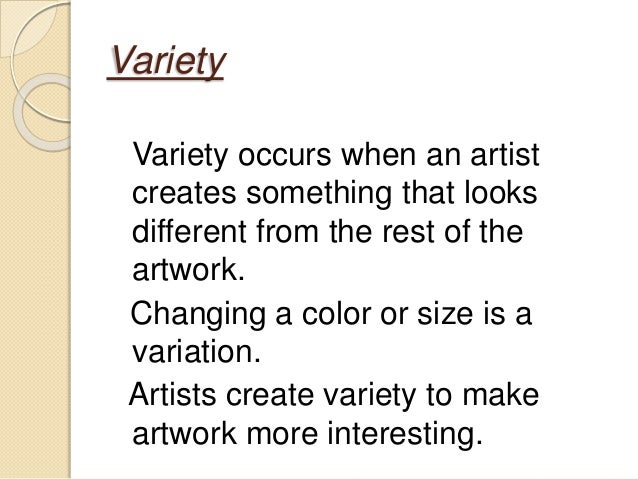 Variety In Principles Of Design : The elements and principles of design best