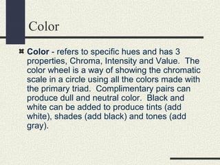 The elements and principles of design with examples | PPT