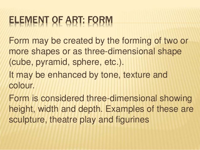 Featured image of post Elements Of Sculpture Form :  in 2d artwork, showing movement relies on the visual suggestion of movement with lines and colours.
