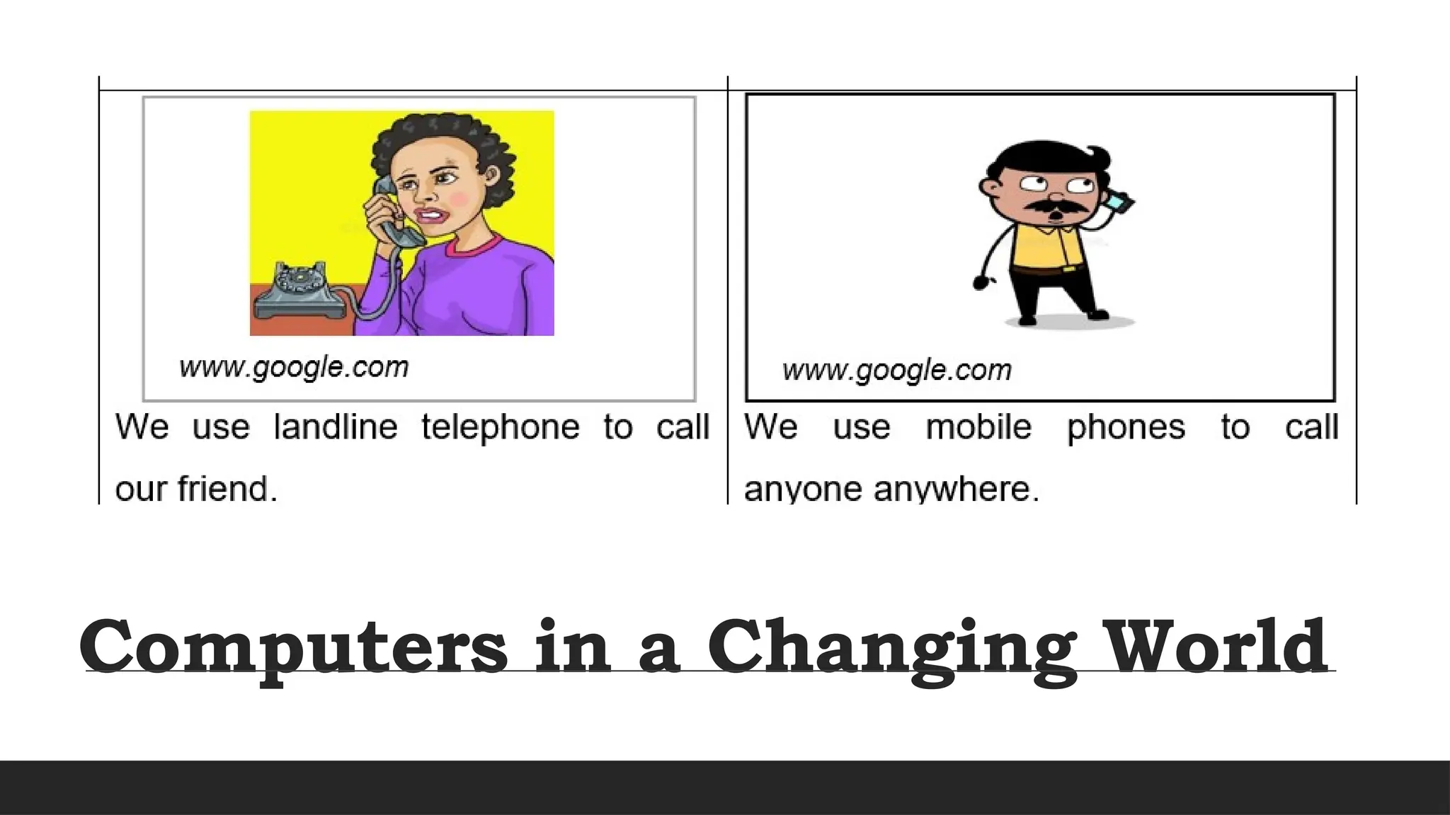 Computers in a Changing World
 