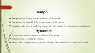 Volume In Music The elements of music .pptx