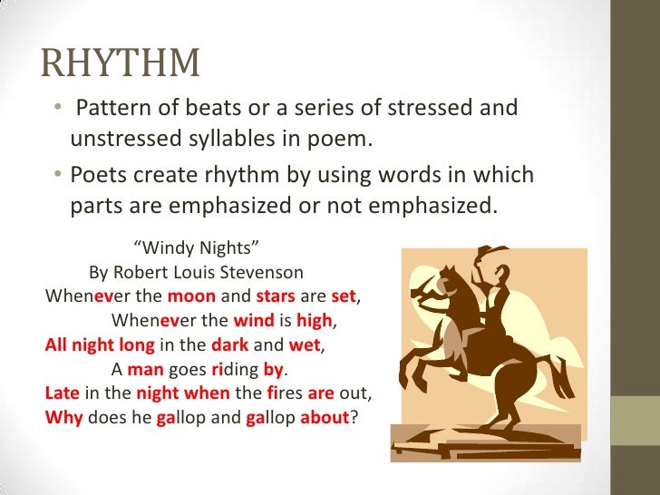 Poetry That Does Not Rhyme Or Have A Measurable Meter The elements of poetry