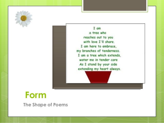 the elements of poetry what is a closed form poem
