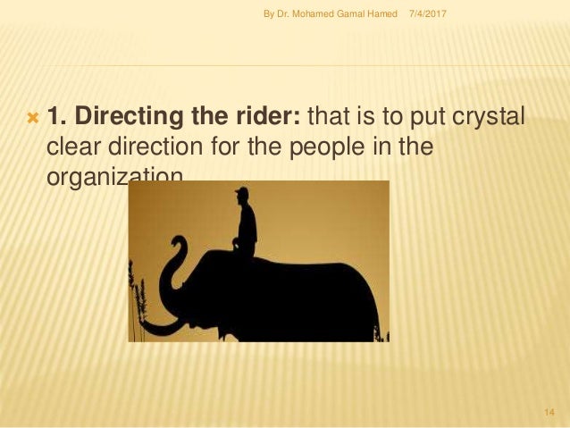 The Elephant The Rider And The Path How To Make Change Stick The Elephant The Rider And The Path How To Make Change Stick