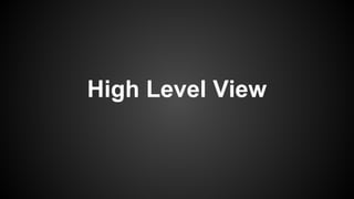 High Level View

 
